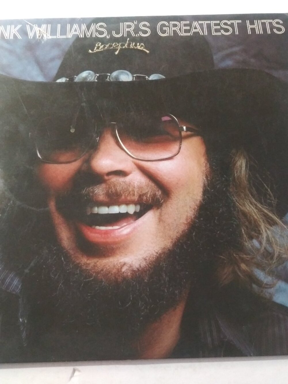 Hank Williams Jr - Greatest Hits VG Original Eleketra 60193 Record 1982 ROWDY
